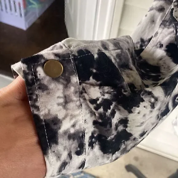 Mud pie cotton shirt jacket      C - Picture 4 of 8